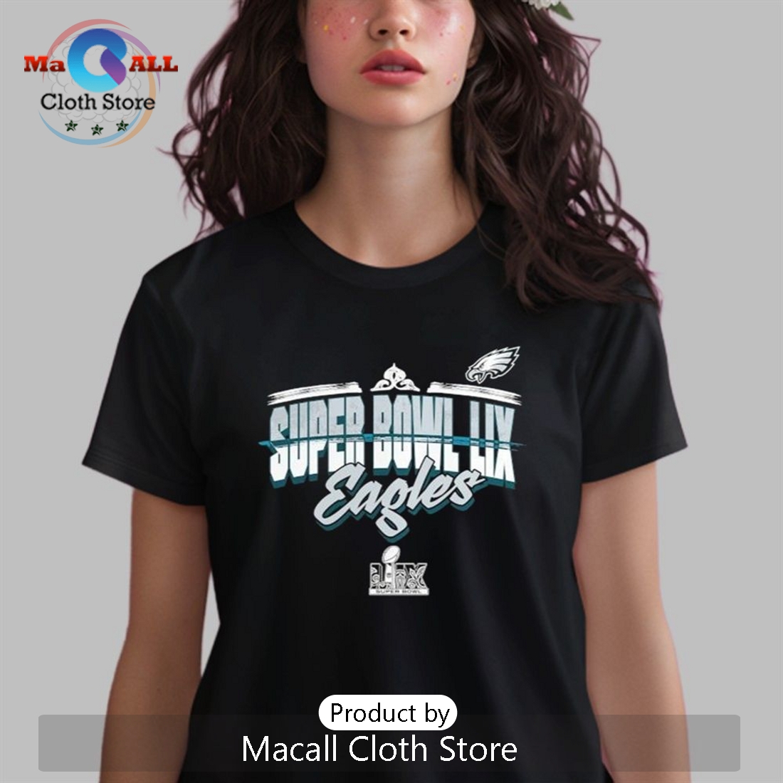 Philadelphia Eagles Super Bowl LIX T-Shirt