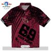 Chicago Bears Leafy Palms Blue Hawaiian Shirt