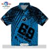 Custom Baltimore Ravens Surfing Skeleton Hawaiian Shirt