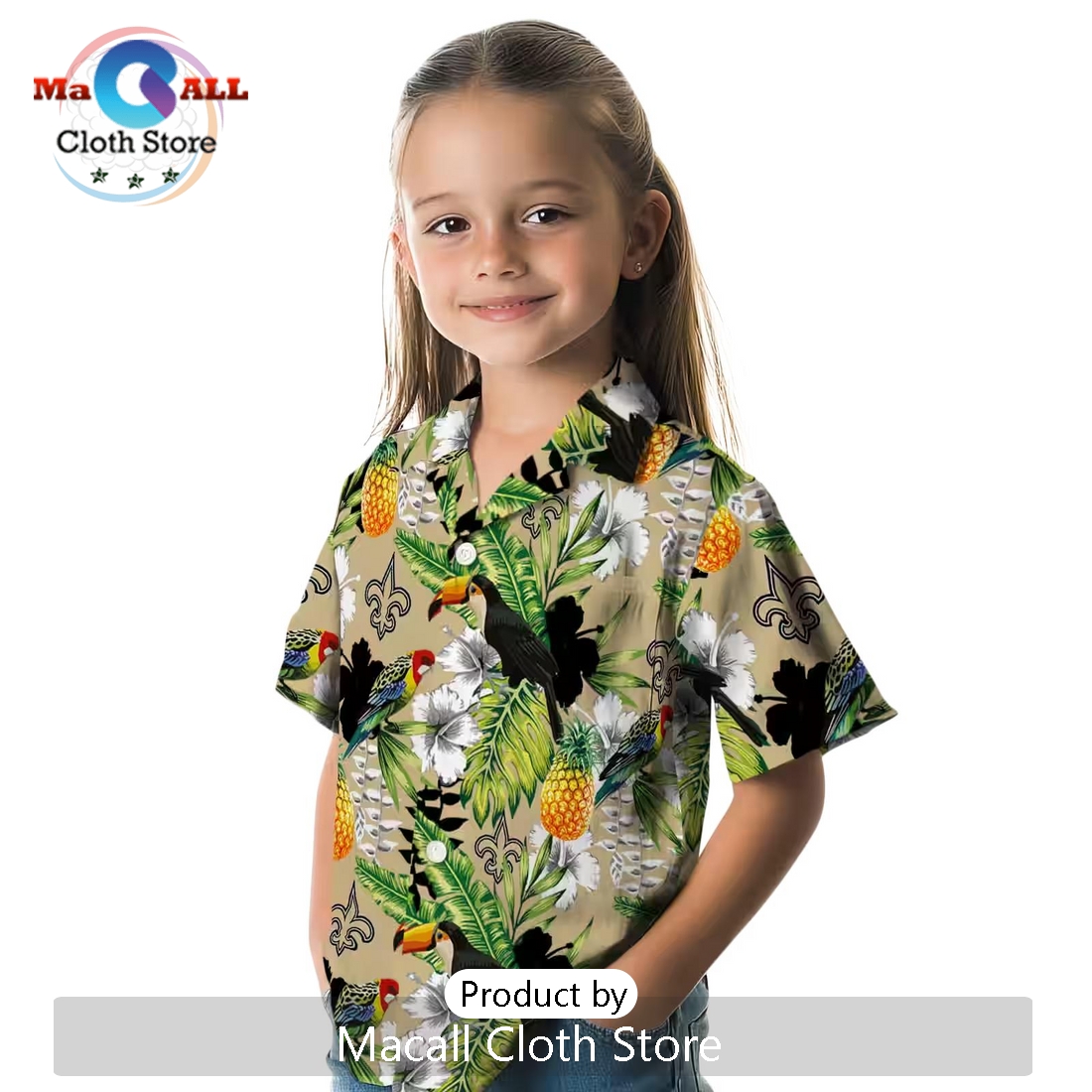 Custom New Orleans Saints Tropical Toucan Hawaiian Shirt Custom New Orleans Saints Tropical Toucan Hawaiian Shirt