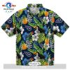 Washington Commanders Botanical Theme Burgundy Hawaiian Shirt