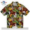 Washington Commanders Botanical Theme Burgundy Hawaiian Shirt