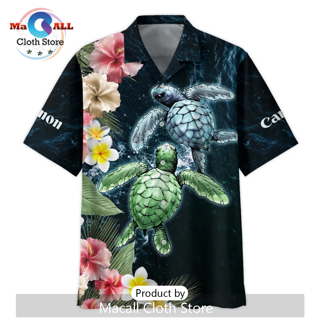 Canon Turtle Dance With Flower Photography Summer Hawaiian Shirt