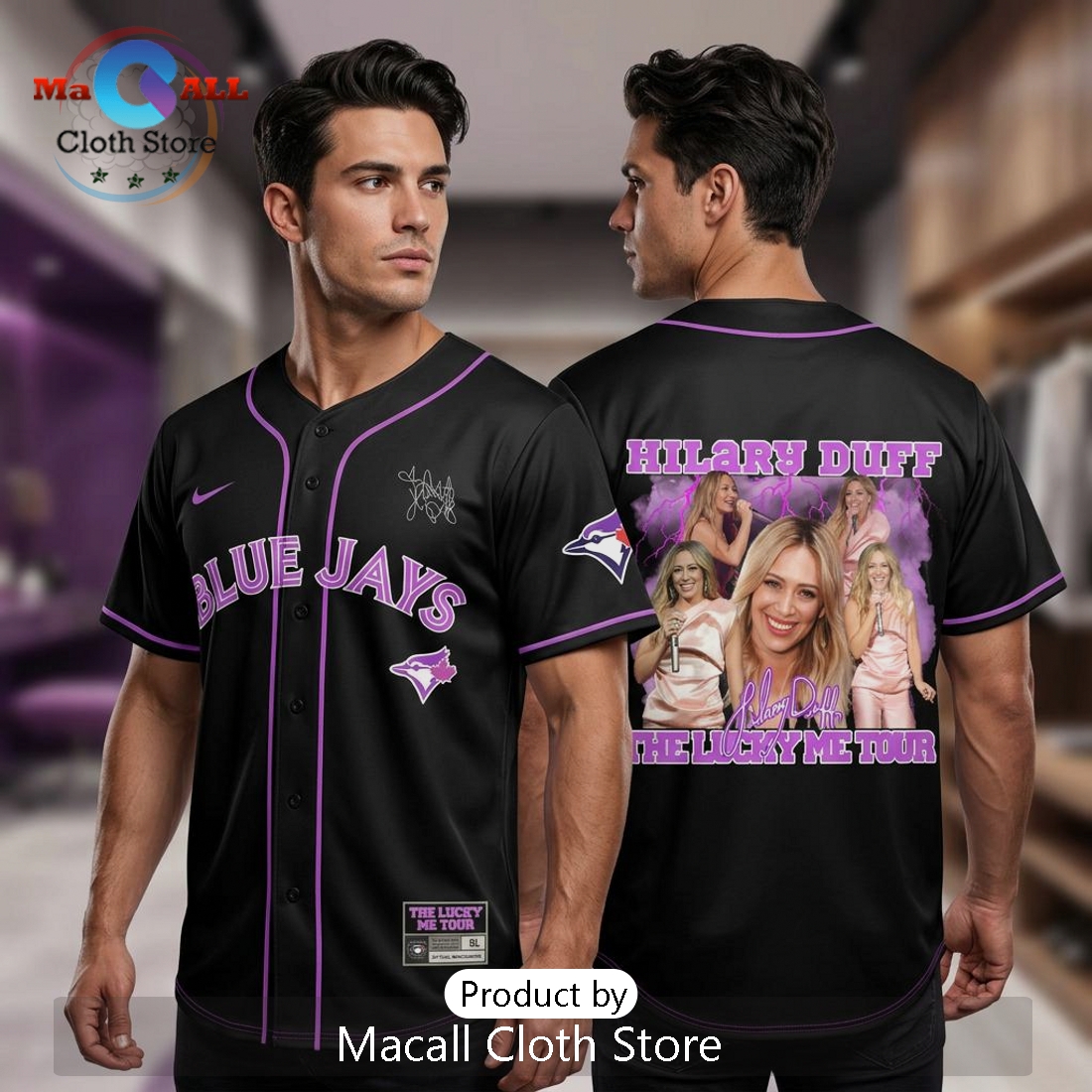 Hilary Duff Lucky Me Tour Concert Baseball Jersey