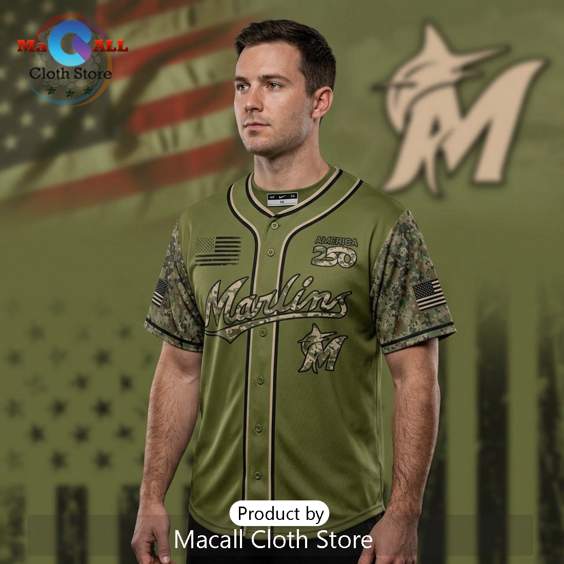 Miami Marlins Military Appreciation 2026 Limited Edition Jersey Miami Marlins Military Appreciation 2026 Limited Edition Jersey