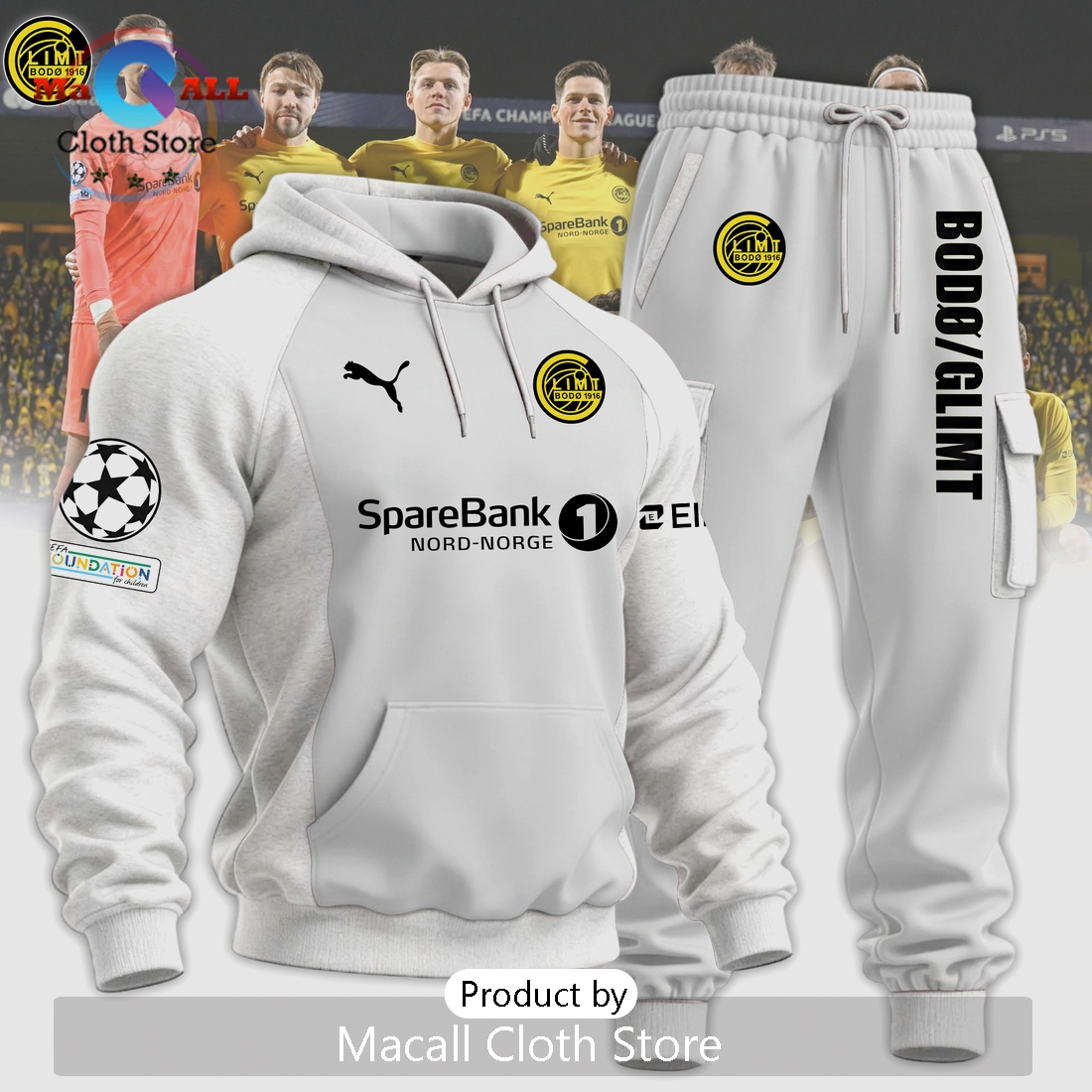 Bodo Glimt Football Club Crest Hoodie Set