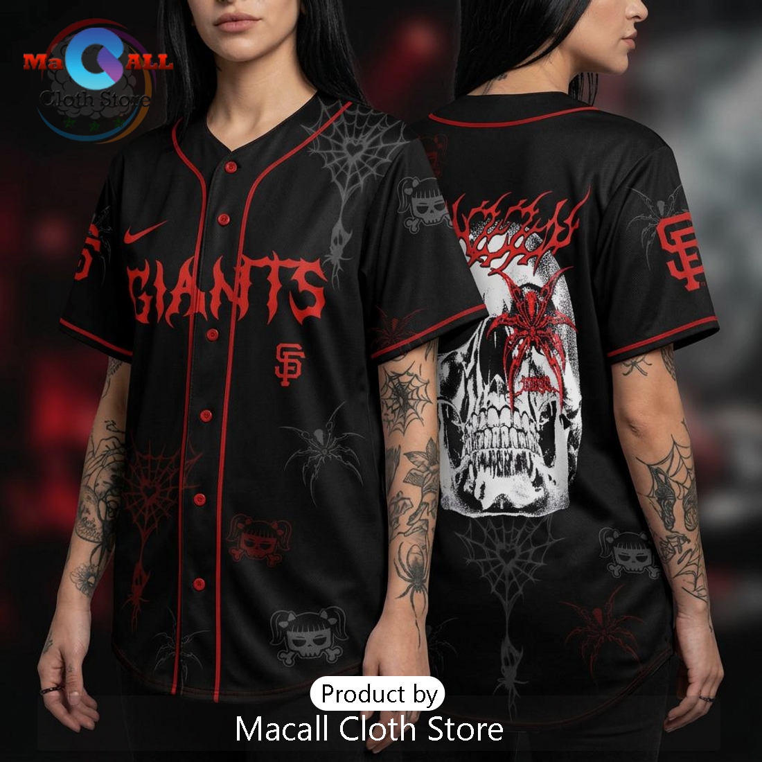 San Francisco Giants Cazzu Latinaje Tour 2026 Skull Graphic Jersey