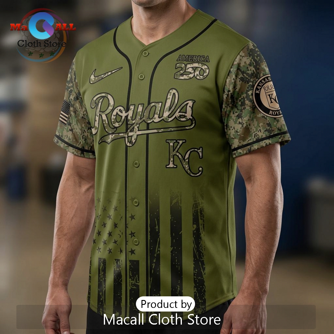 KC Royals Military Appreciation 2026 Limited Edition Baseball Jersey KC Royals Military Appreciation 2026 Limited Edition Baseball Jersey