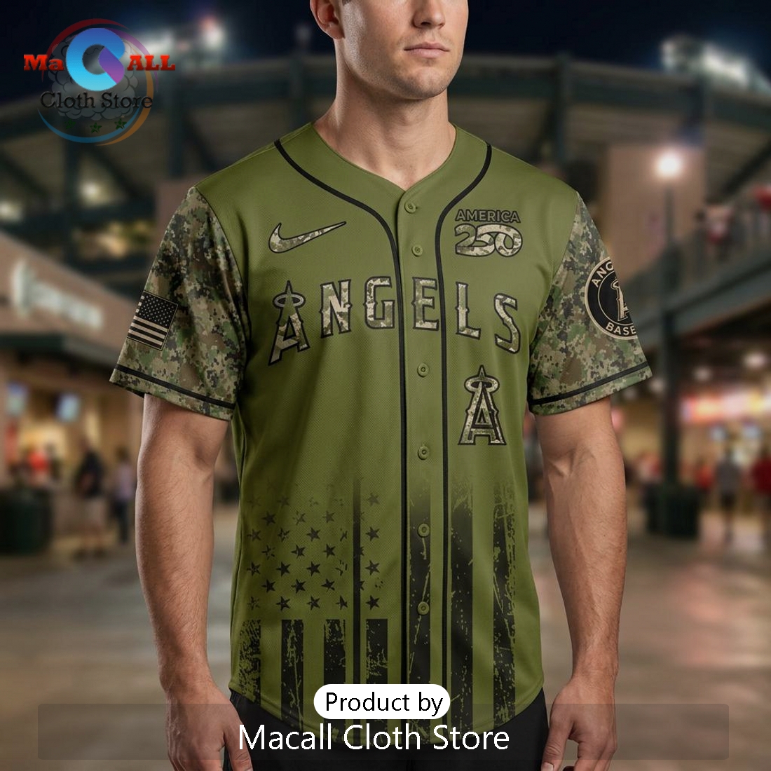 Angels Military Appreciation 2026 Limited Edition Baseball Jersey Angels Military Appreciation 2026 Limited Edition Baseball Jersey