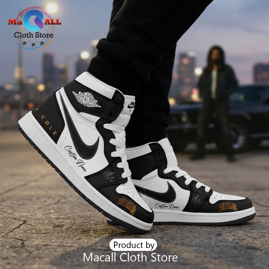 J. Cole The Fall Off Signature Edition High-Top Sneakers J. Cole The Fall Off Signature Edition High-Top Sneakers