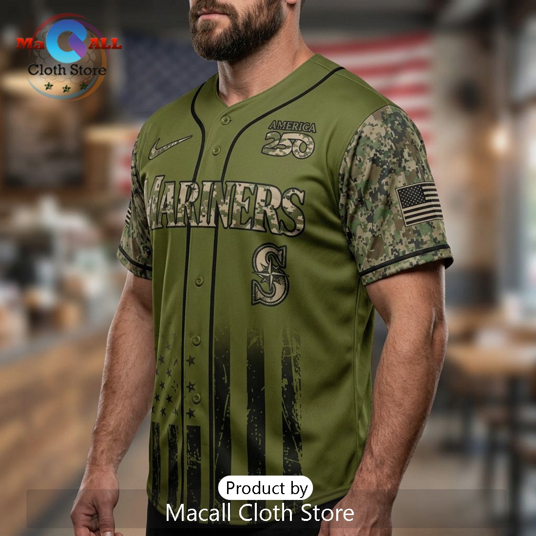 Seattle Mariners Military Appreciation 2026 Limited Edition Jersey