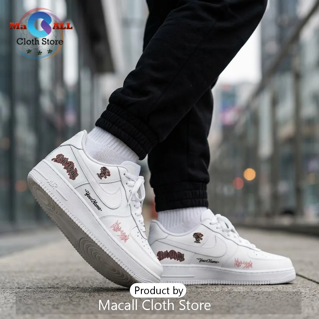 Kid Yugi Anche Gli Eroi Muoiono Album Custom Air Force 1 Sneakers