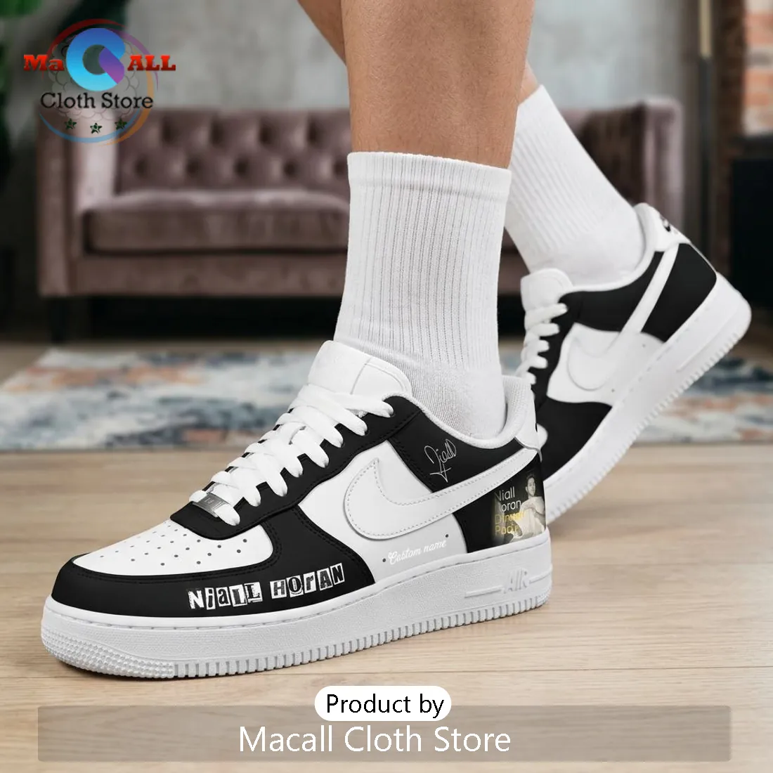 Niall Horan Dinner Party Tour 2026 Personalized Air Force 1 Sneakers