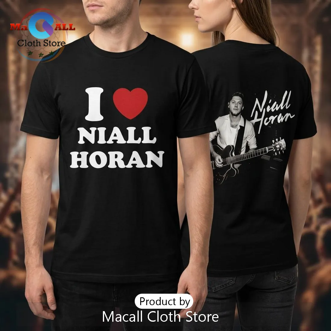 I Love Niall Horan UK Europe Tour 2026 Concert Graphic T-Shirt I Love Niall Horan UK Europe Tour 2026 Concert Graphic T-Shirt