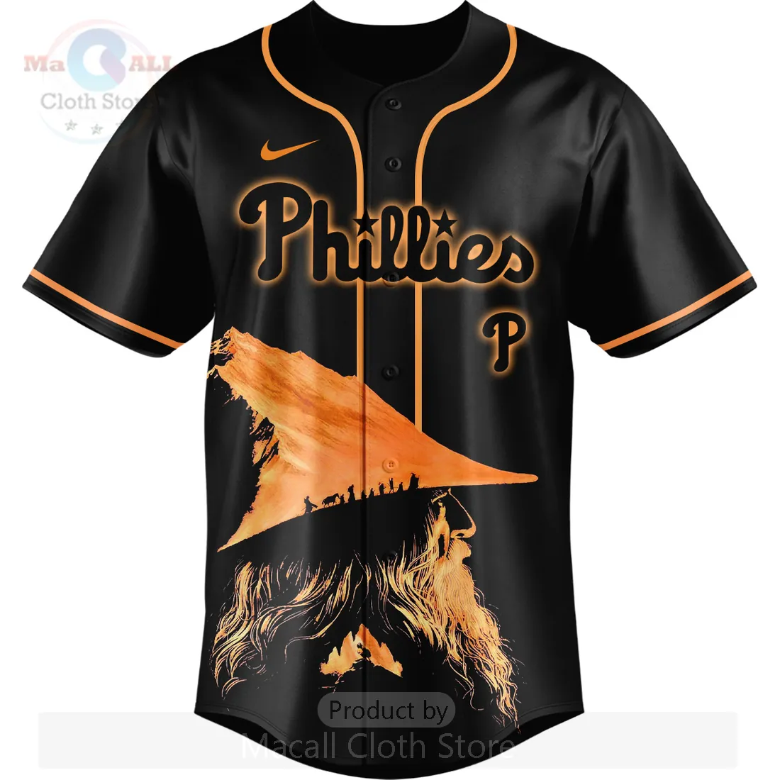Phillies Lord Of The Rings 25th Anniversary Custom Baseball Jersey Phillies Lord Of The Rings 25th Anniversary Custom Baseball Jersey