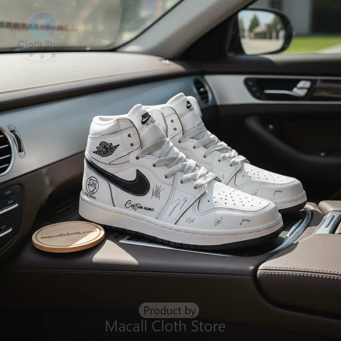 The Neighbourhood Signed Jordan 1 Custom Autographed Concert Tour High-Top Sneakers