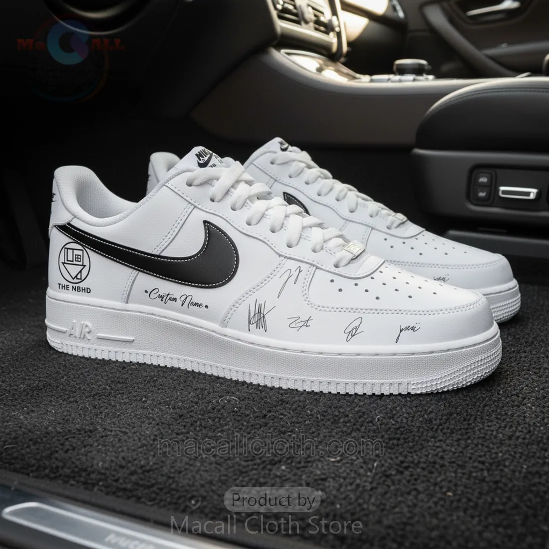 The Neighbourhood Wourld Tour Signed Custom Air Force 1 Sneakers