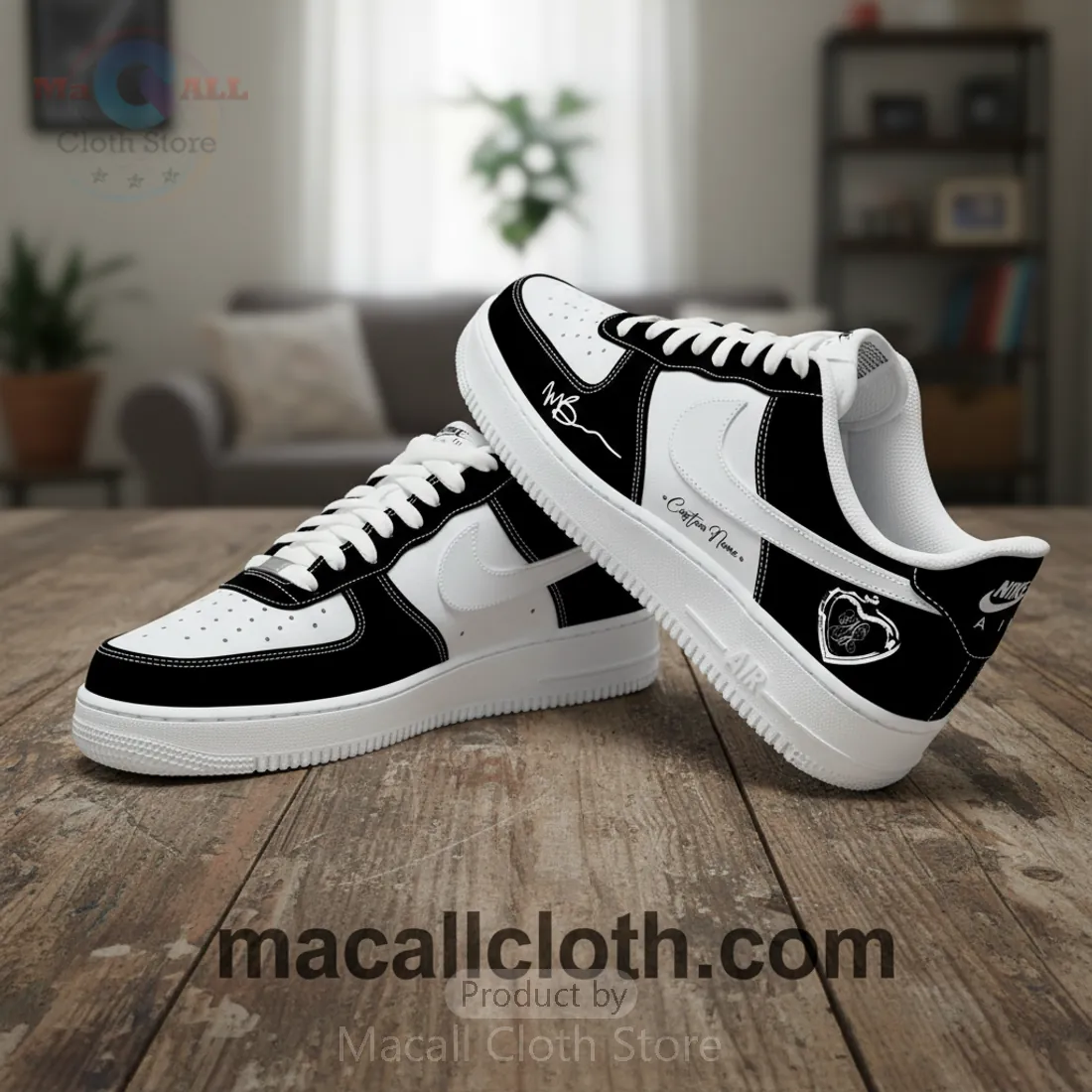 Madison Beer The Locket Tour MB Heart Locket Custom Nike Air Force 1 Shoes
