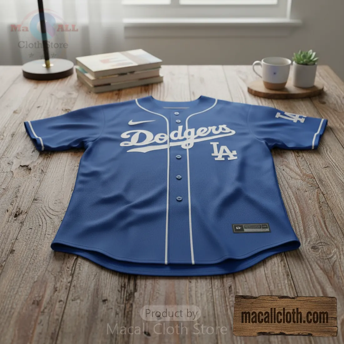 LA Dodgers Steel Ball Run Collaboration Limited Edition Blue Baseball Jersey