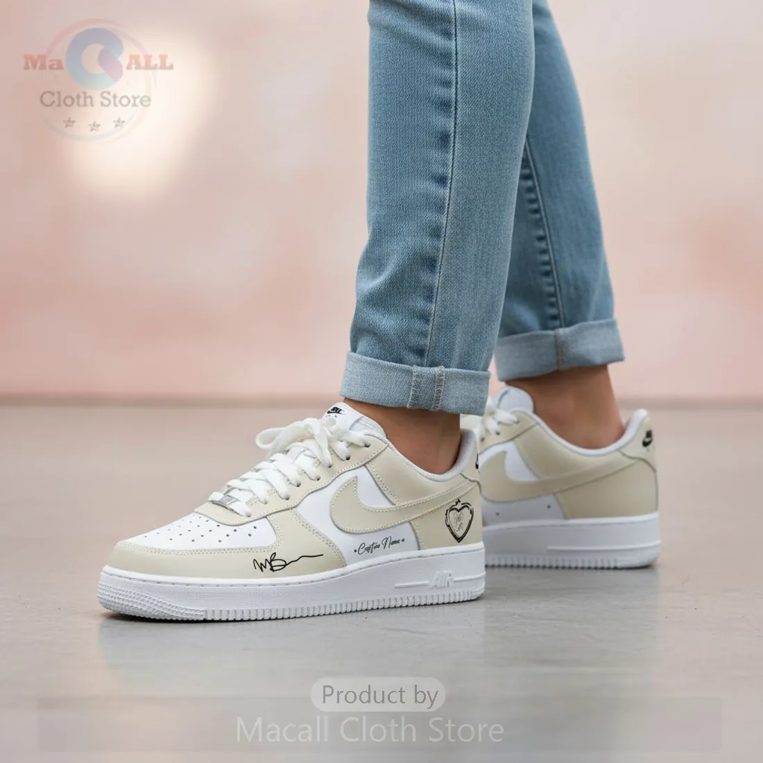 Madison Beer The Locket Tour Personalized Air Force 1 Sneakers
