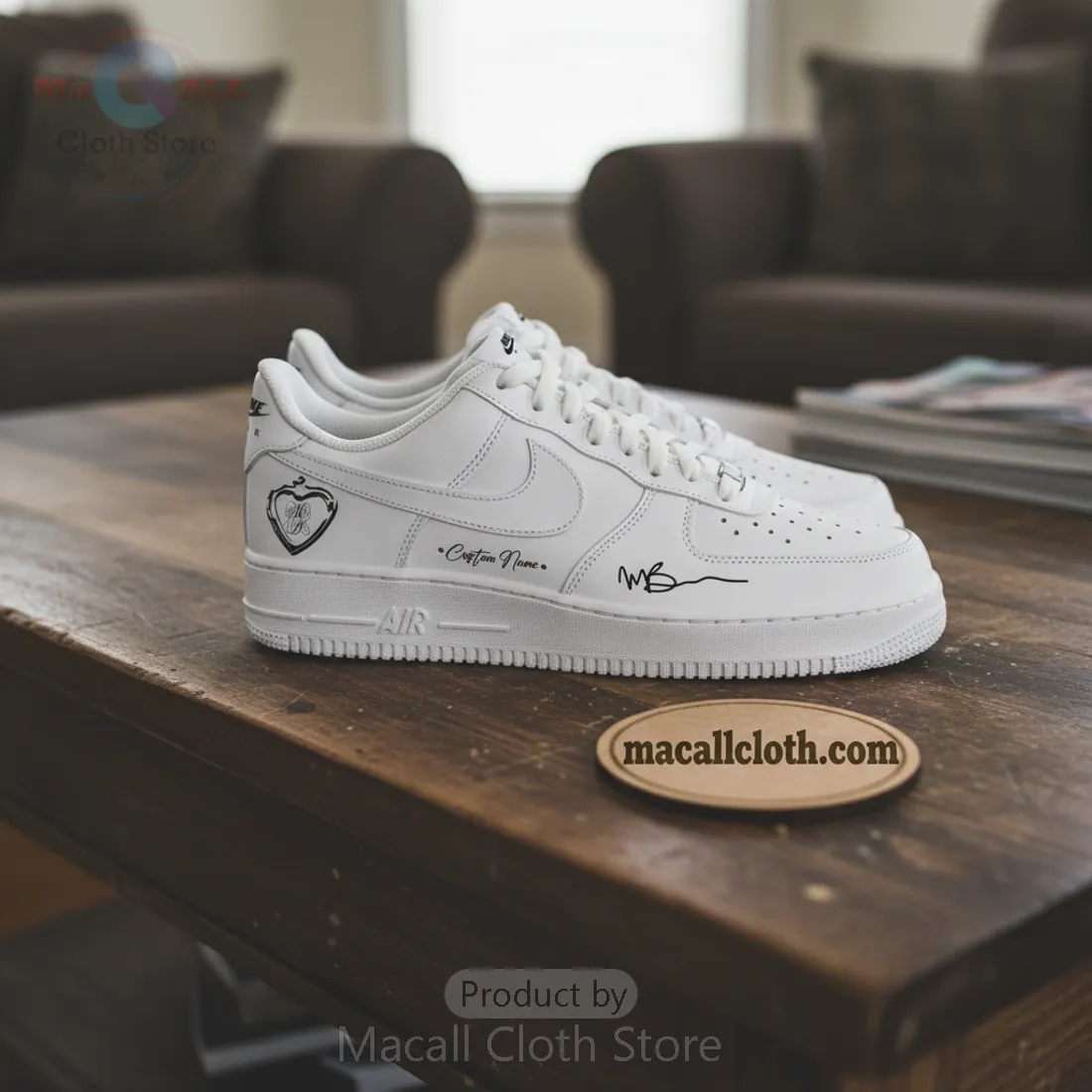 Madison Beer The Locket Tour Personalized Custom Air Force 1 Sneakers