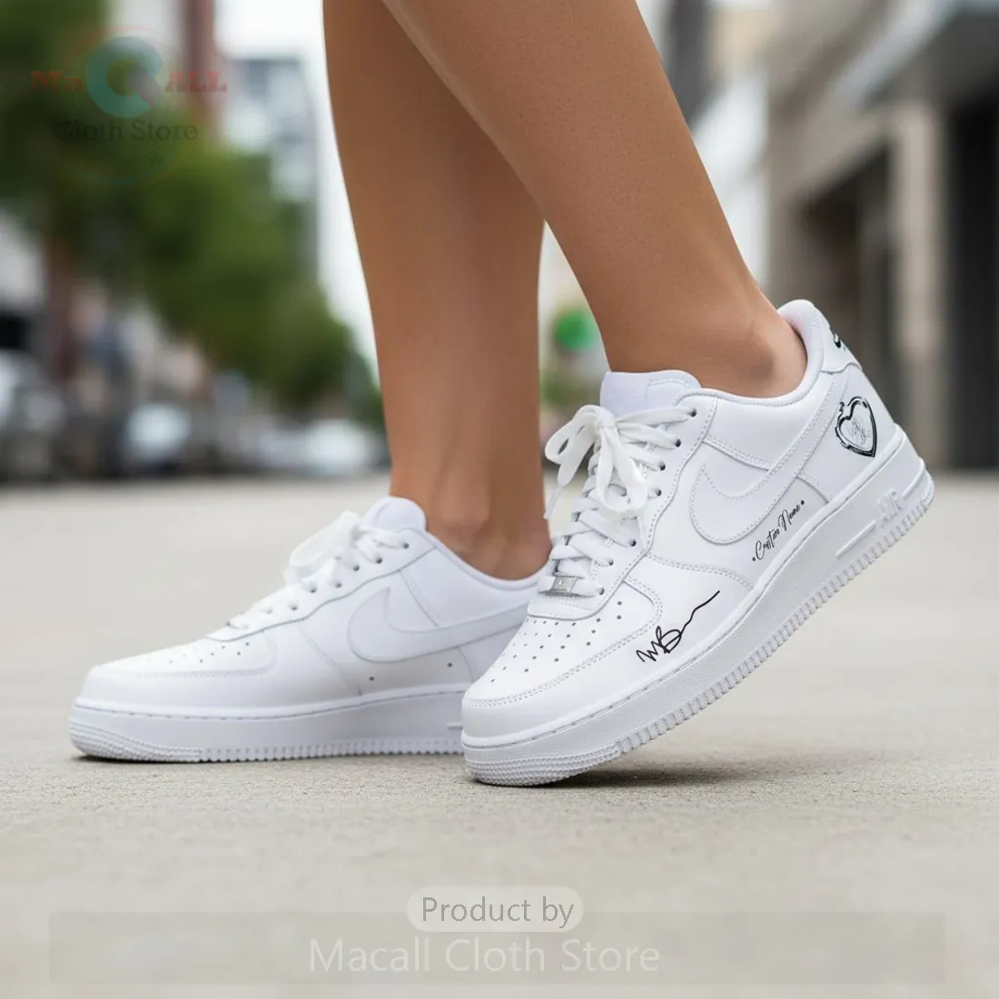 Madison Beer The Locket Tour Personalized Custom Air Force 1 Sneakers