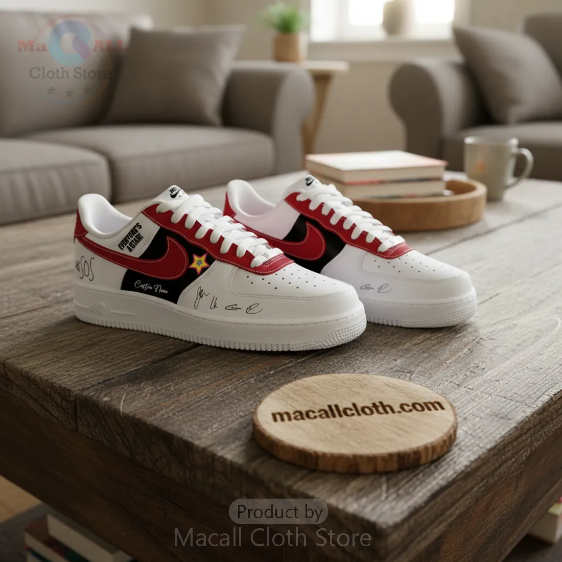 5SOS Everyone's A Star Tour Custom Autograph Personalized Air Force 1