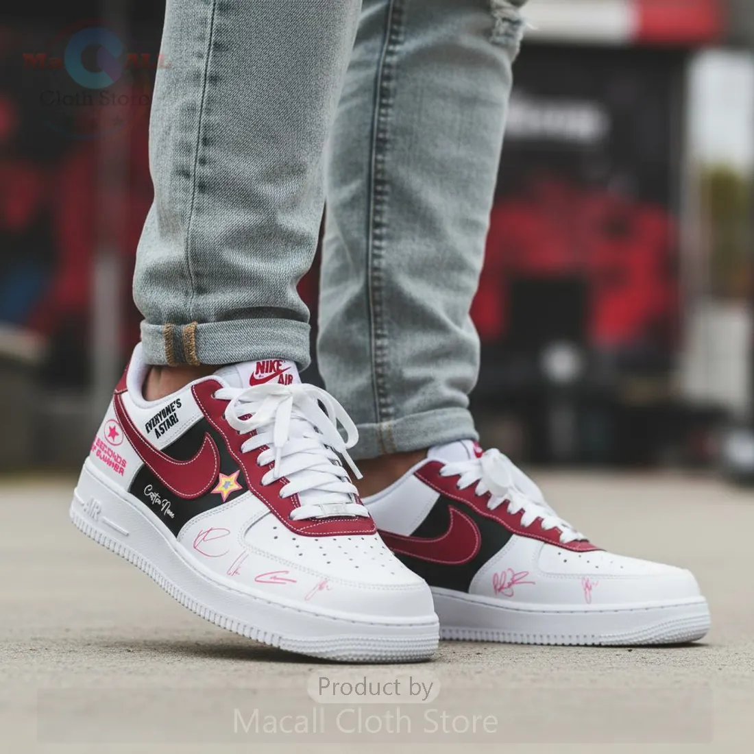 5 Seconds of Summer Everyone’s A Star Tour Custom Air Force 1 Shoes