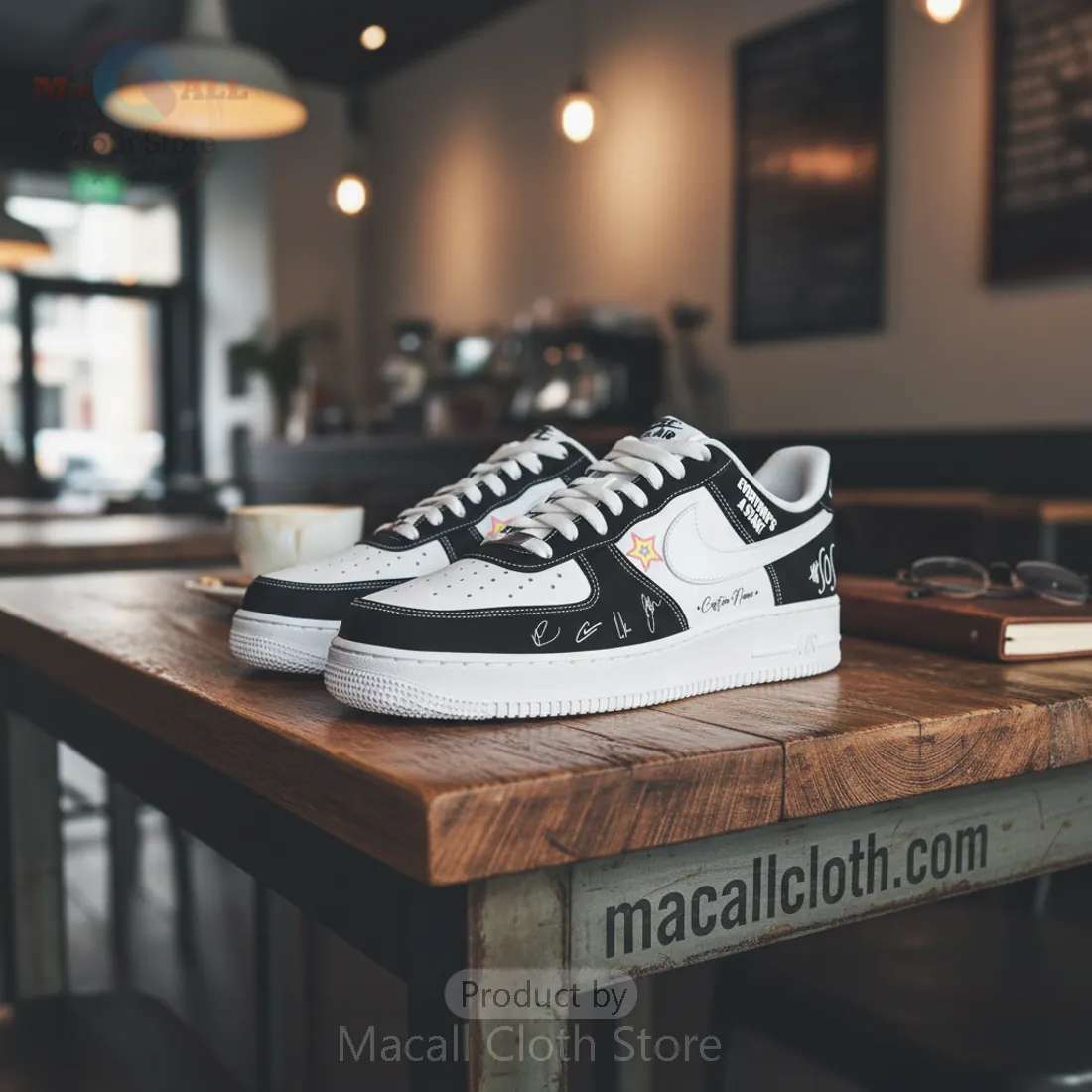 5SOS Everyone's A Star! Custom Nike Air Force 1 Low-Top Sneakers