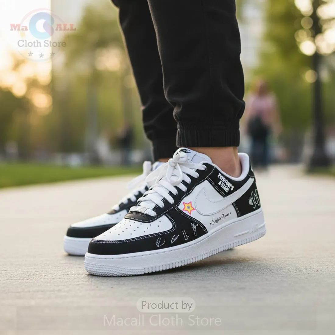 5SOS Everyone’s A Star! Custom Nike Air Force 1 Low-Top Sneakers
