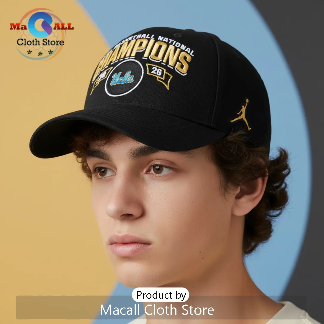 UCLA 2026 NCAA Basketball National Champions Jordan Brand Commemorative Cap