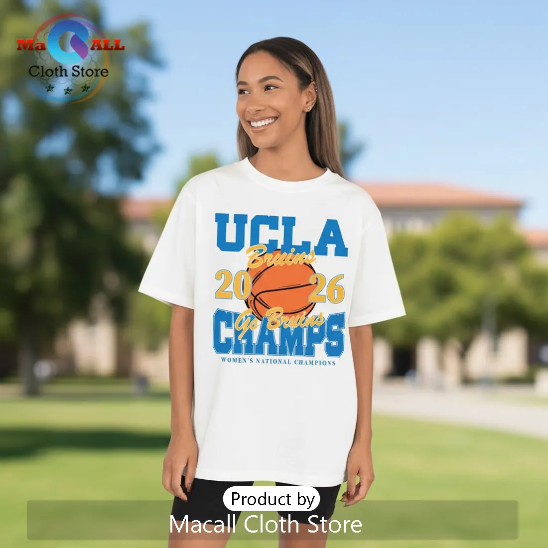 UCLA Bruins 2026 Women’s Basketball National Champions Fan Tee