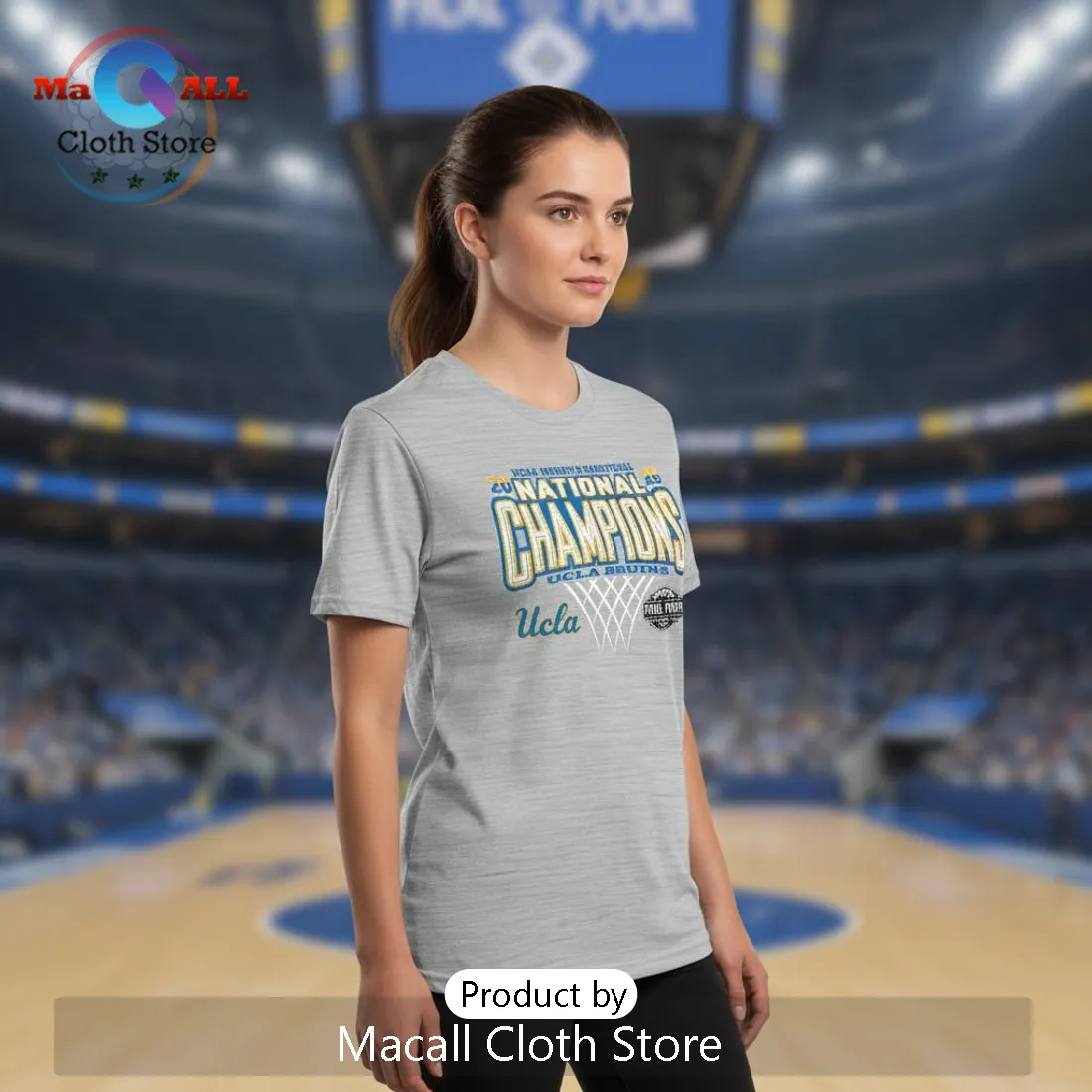 NCAA UCLA 2026 Women’s Basketball Final Four Bracket Champions Fan Tee