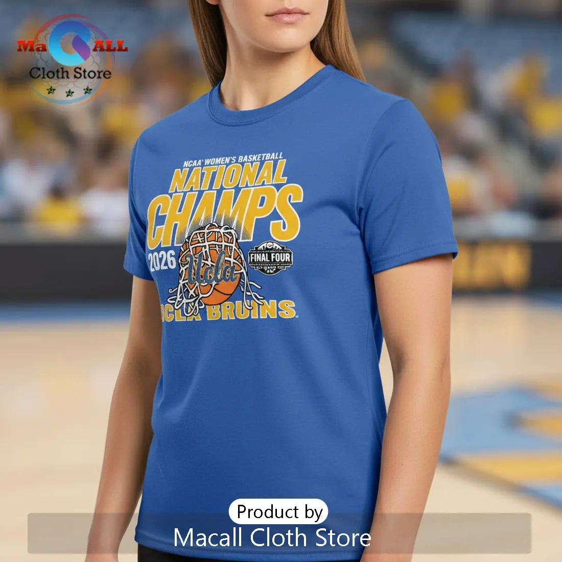 UCLA Bruins NCAA Women’s Basketball 2026 National Champs Commemorative T-Shirt