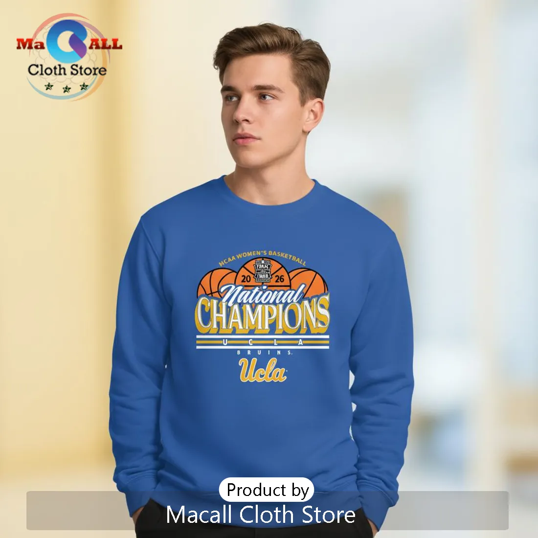 UCLA Bruins Women’s Basketball 2026 National Champions Final Four Sweatshirt