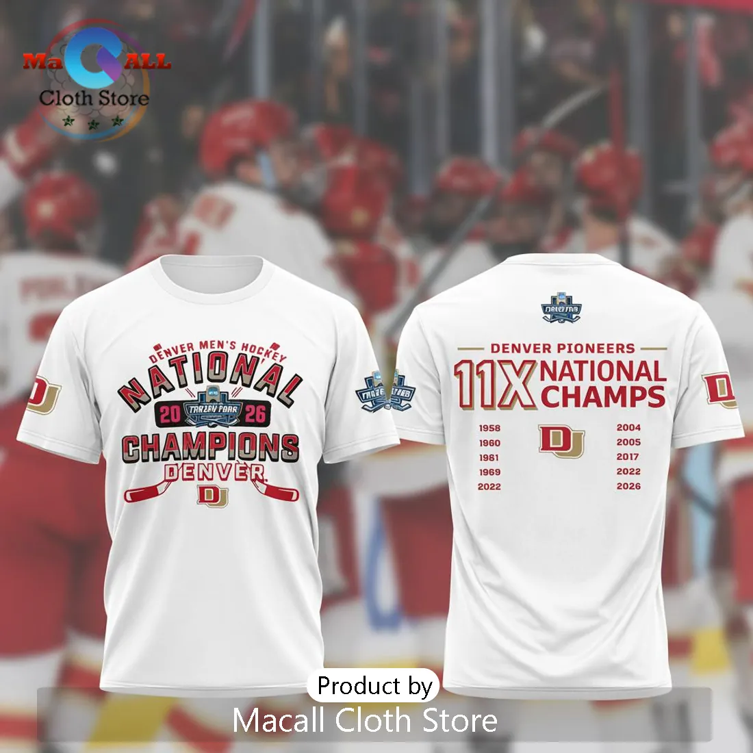 Denver Pioneers Men’s Hockey 2026 National Champions Limited Edition T-Shirt