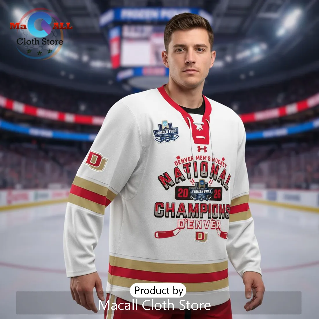 Denver Pioneers 2026 National Champions Men’s Hockey Jersey Denver Pioneers 2026 National Champions Men’s Hockey Jersey
