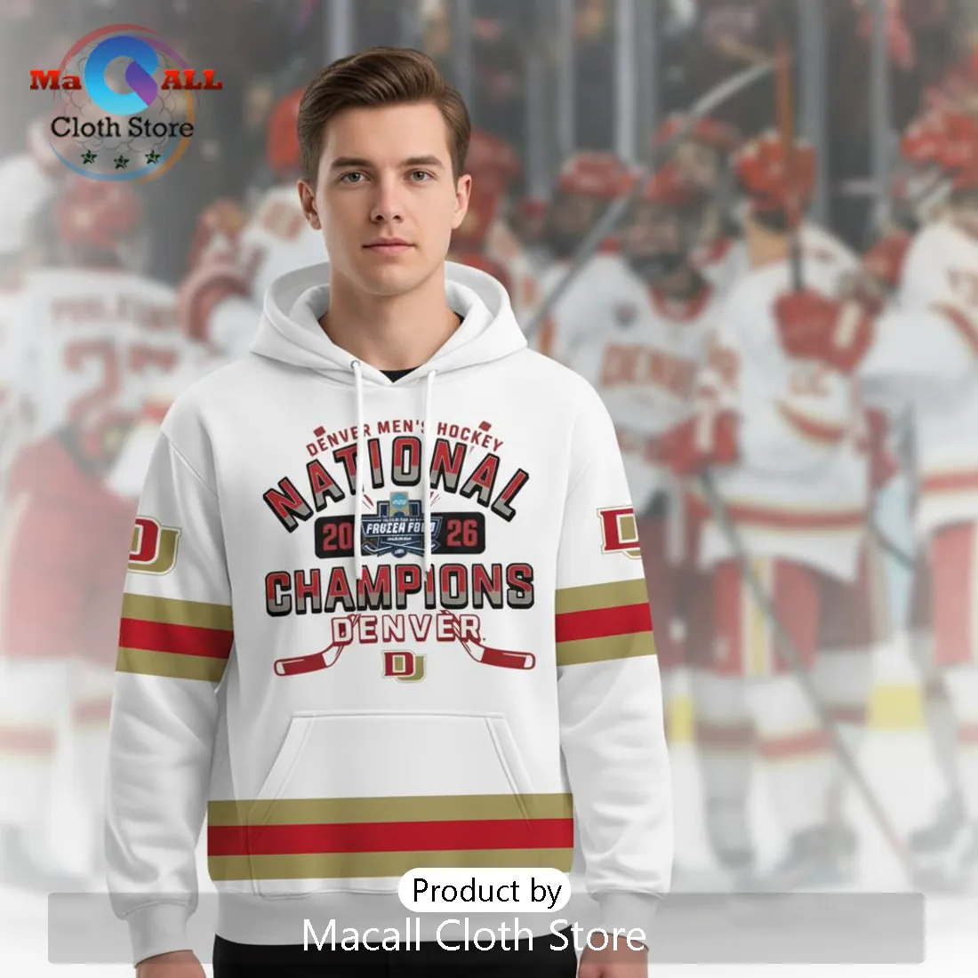 Denver Pioneers Men’s Hockey 2026 National Champions Limited Edition Hoodie