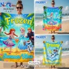 The Little Mermaid Disney Ariel & Friends Summer Vibes Beach Towel