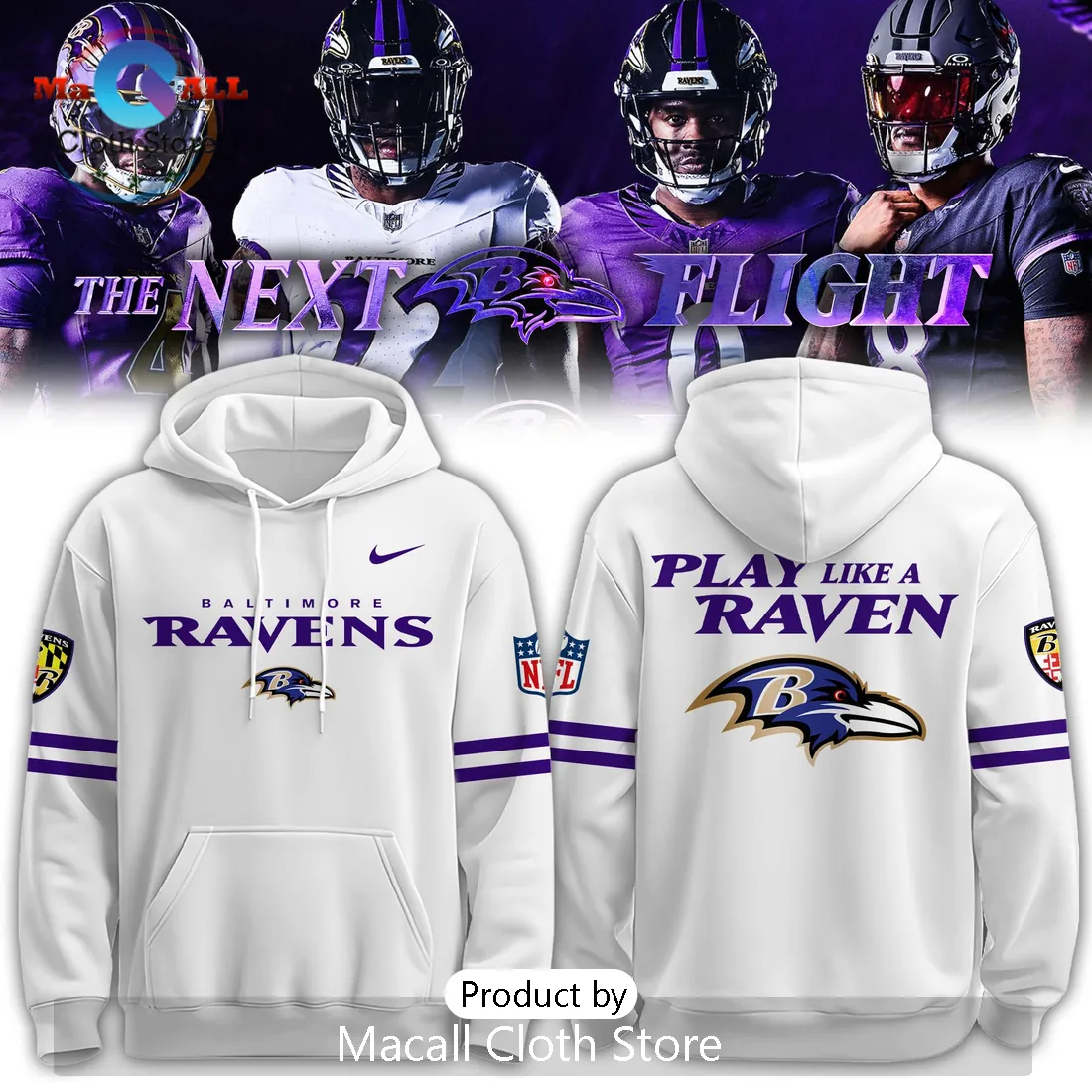 Baltimore Ravens The Next Flight 2026 Limited Edition Hoodie