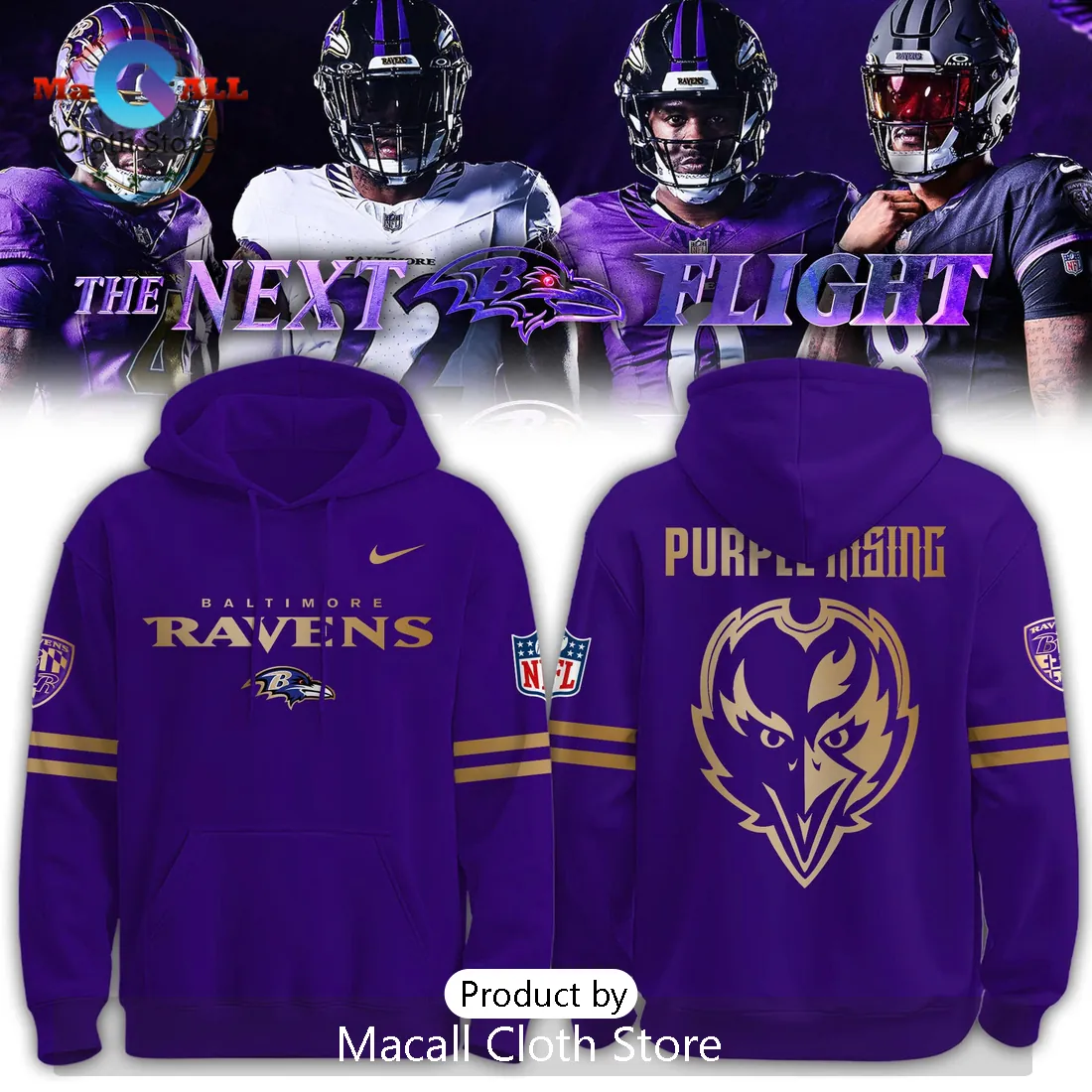 Baltimore Ravens 2026 The Next Flight Limited Edition Hoodie