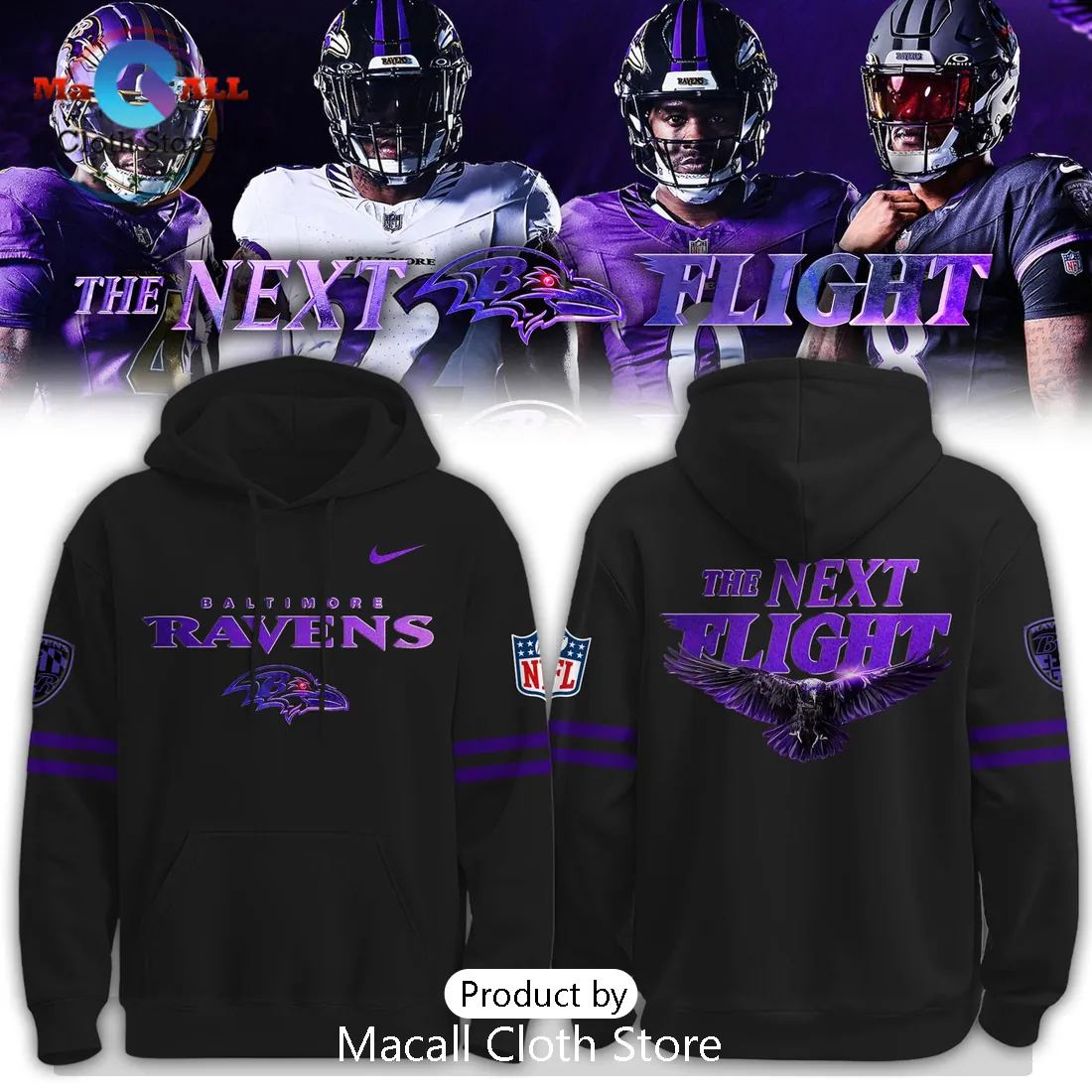 Baltimore Ravens x The Next Flight Limited Edition Hoodie 2026