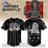 Avenged Sevenfold Signed Limited Edition Skull Graphic Baseball Jersey