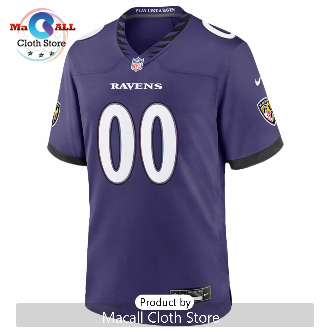 Baltimore Ravens Personalized Darkness There Football Jersey