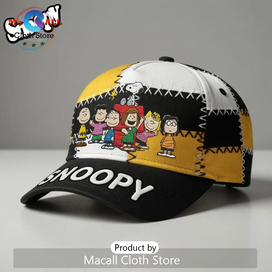 Snoopy Peanuts Characters Premium Limited Edition Baseball Cap