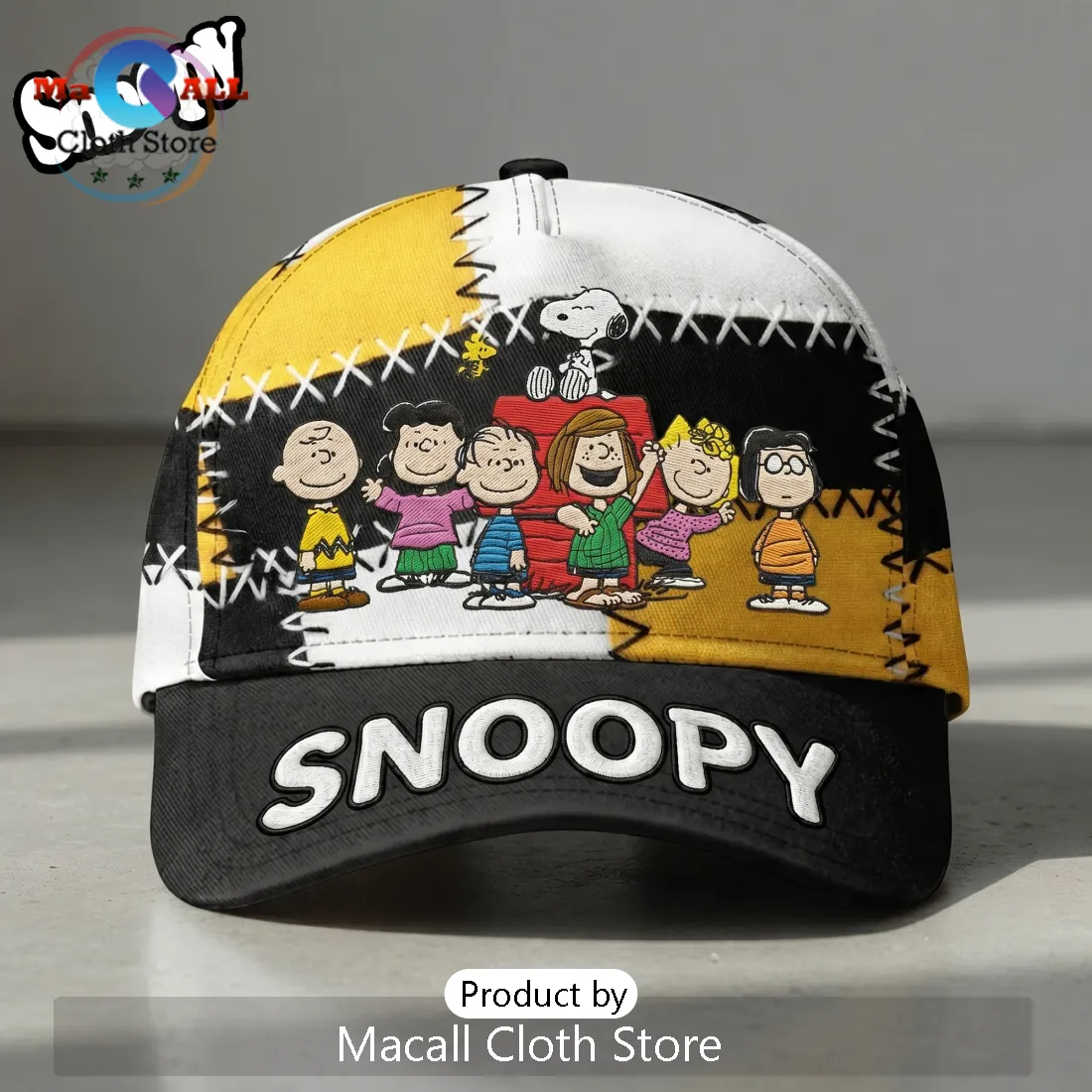 Snoopy Peanuts Characters Premium Limited Edition Baseball Cap