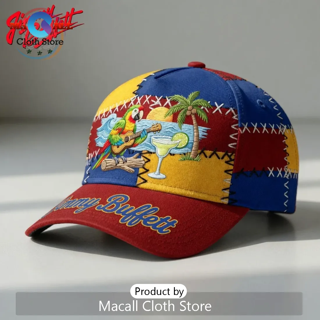 Jimmy Buffett Margaritaville Parrot Tropical Limited Edition Baseball Cap