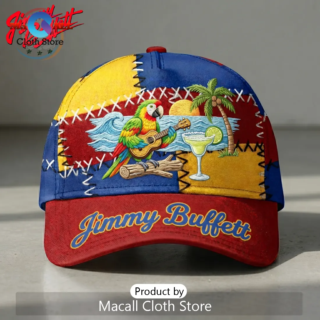 Jimmy Buffett Margaritaville Parrot Tropical Limited Edition Baseball Cap