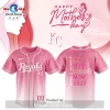 Detroit Tigers Mother’s Day Pink Rose Ombre Baseball Jersey
