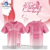 Cincinnati Reds Mother’s Day Pink Floral Mom Love Baseball Jersey